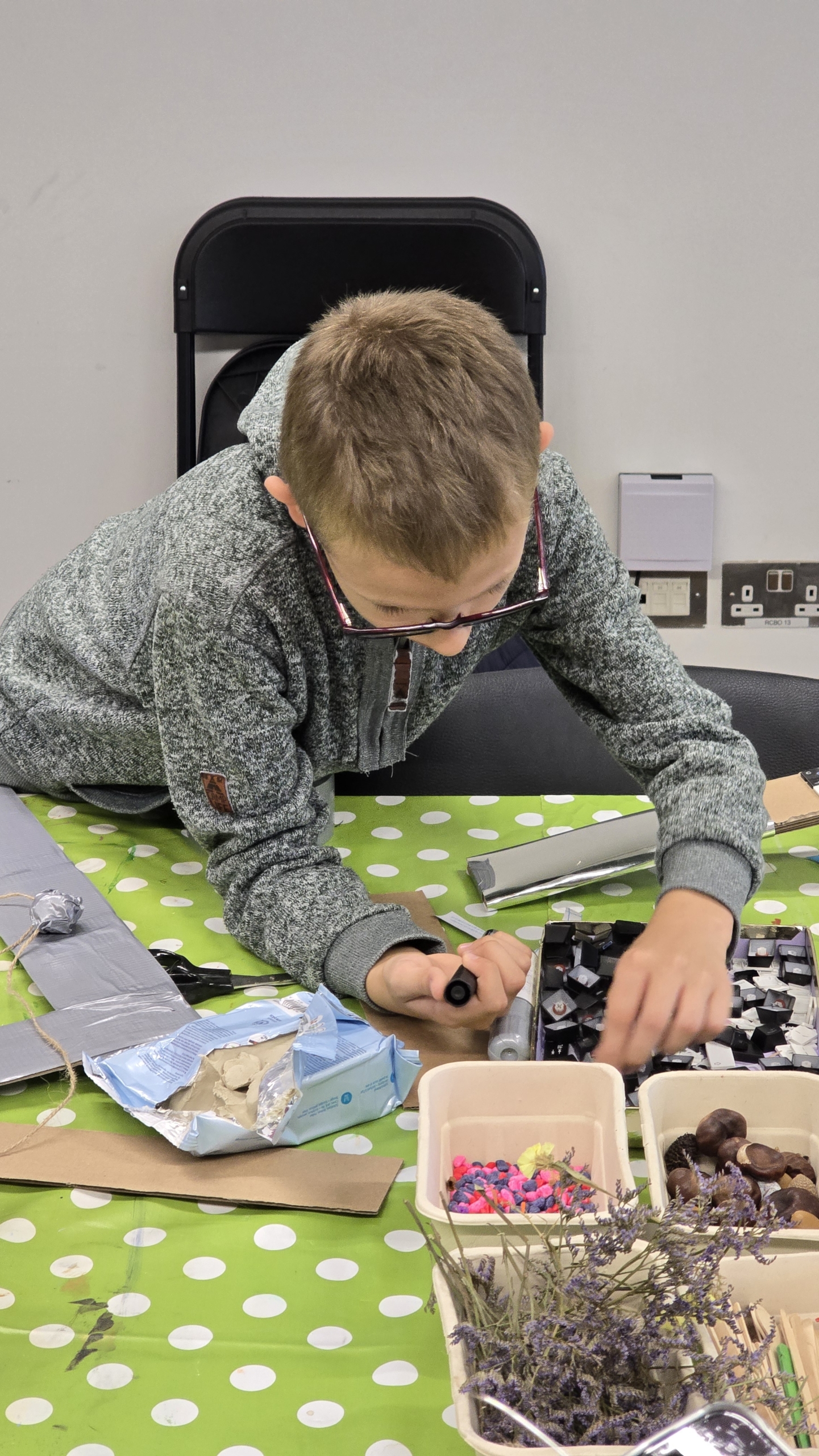 "Forging the future" drop-in workshop at Luan Gallery - child-friendly