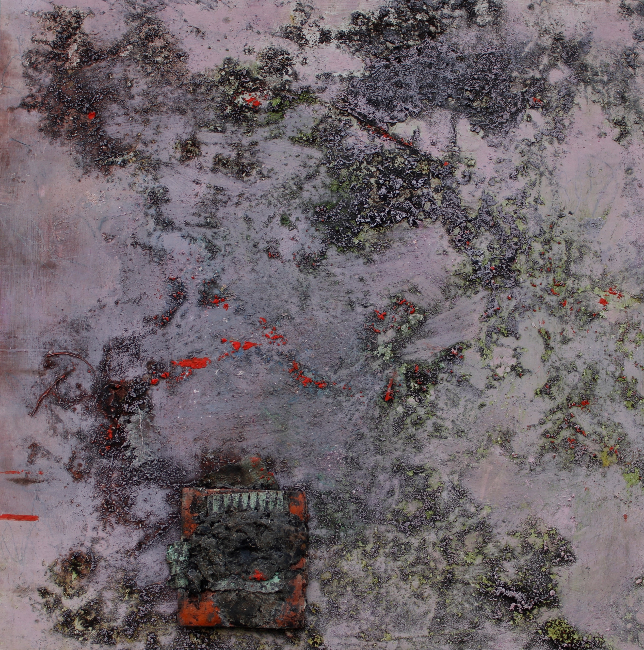 Rosemarie Langtry art piece called "Resting in the bog" at Luan Gallery