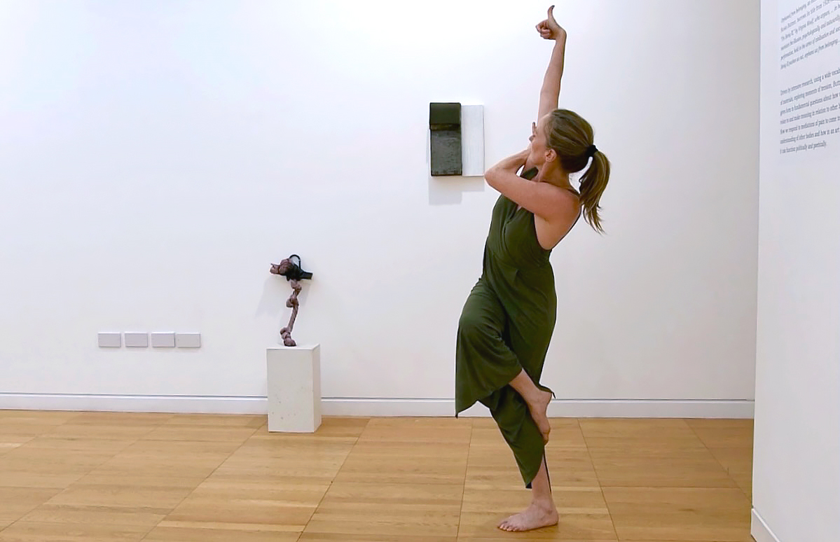 Susan Buttner Orphaned from belonging, 2021, performance video still, courtesy the artist, Luan Gallery.